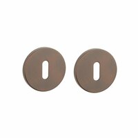 APRILE Premium sleutelrozetten &Oslash;52x7mm donker brons