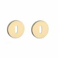 Aprile Premium sleutelrozetten &Oslash;52x7mm goud gepolijst PVD