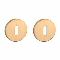 Aprile Premium sleutelrozetten &Oslash;52x7mm mat goud