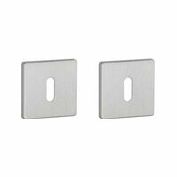 Aprile Prestige sleutelrozetten 52x52x5mm geborsteld Chroom