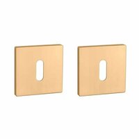 Aprile Prestige sleutelrozetten 52x52x5mm mat goud
