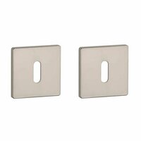 Aprile Prestige sleutelrozetten 52x52x5mm mat nikkel