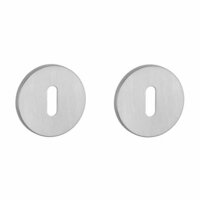 Aprile Prestige sleutelrozetten &Oslash;52x5mm geborsteld Chroom