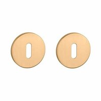 Aprile Prestige sleutelrozetten &Oslash;52x5mm mat goud