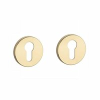 Aprile Premium cilinderrozetten &Oslash;52x7mm goud gepolijst PVD