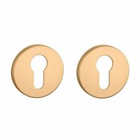 Aprile Premium cilinderrozetten &Oslash;52x7mm mat goud