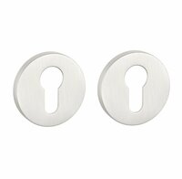 APRILE premium cilinderrozetten &Oslash;52x7mm silver pearl