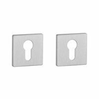Aprile Prestige cilinderrozetten 52x52x5mm geborsteld Chroom