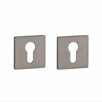 Aprile Prestige cilinderrozetten 52x52x5mm grafiet