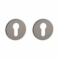 Aprile Prestige cilinderrozetten &Oslash;52x5mm grafiet