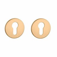 Aprile Prestige cilinderrozetten &Oslash;52x5mm mat goud