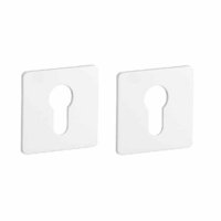 Witte cilinderplaatjes KVADRAT 1711 ultra dun 3mm