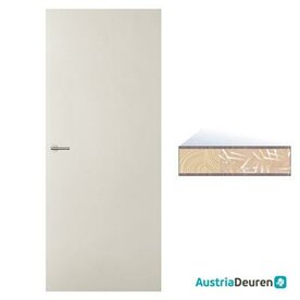 Stompe boarddeur dicht met spaanplaatvulling