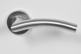 rvs deurkruk ronde rozet