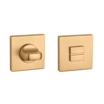 Toiletgarnituur vierkant 52X52X7mm Goud satijn