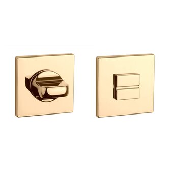 Toiletgarnituur vierkant 52X52X5mm Goud