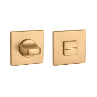 Toiletgarnituur vierkant 52X52X5mm Goud satijn