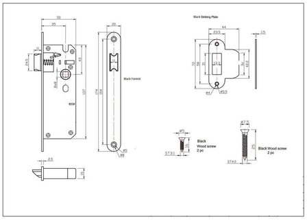 Technische spec. Smaldeurslot Skantrae slimseries Cando Industrial