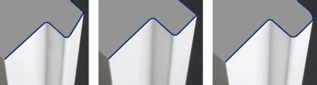 Opdek schuin, opdek recht, opdek deluxe