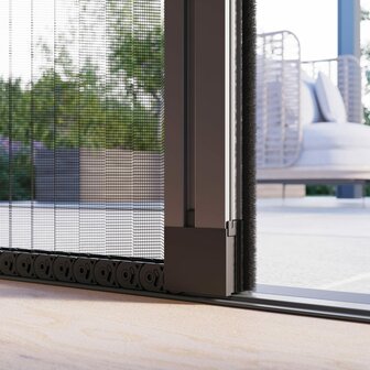 pliss&eacute; hor allure 96cm breed Antraciet (ral 7016)