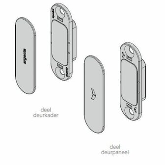Magneet deursluiter Wit