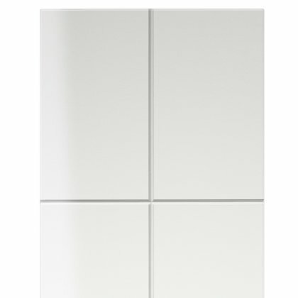 12 vlaks blank glas rilgeslepen