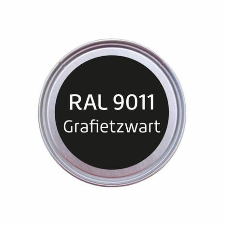 Deur aflakken ral 9011 Grafietzwart