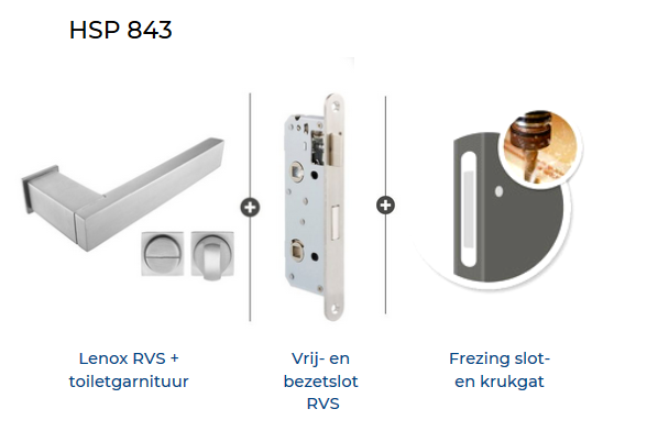 Hang en sluitwerkpakket 843