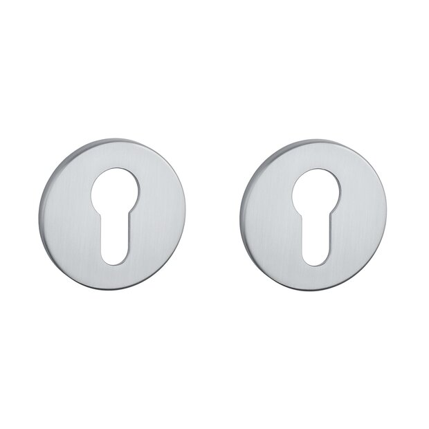 Cilinder rozet rond 52X5mm mat chroom