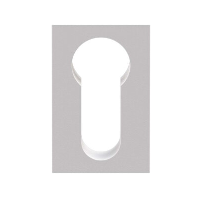 CILINDERROZET QUADRATE MINIMAL WIT