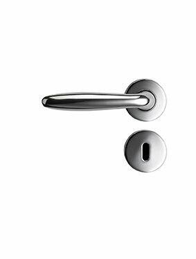 Deurkruk en sleutelrozet Svedex Flair Silver