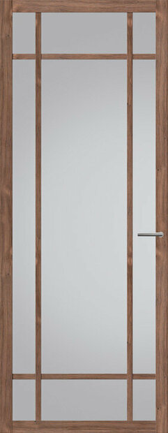 NDB 907 donker eiken blank glas