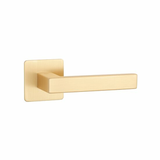 Deurkrukken KVADRAT 1760 ultra dun 3mm &ndash; Mat goud