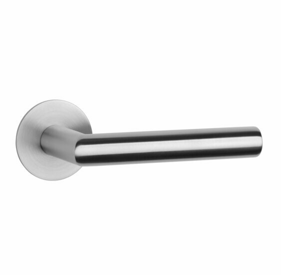 RVS deurkruk OVAL 1750 ultra dun 3mm