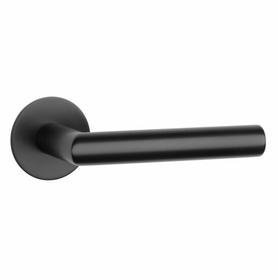 Zwarte deurkrukken OVAL 1750 ultra dun 3mm
