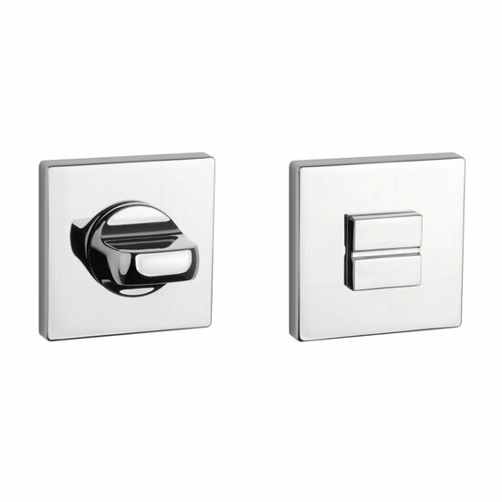 Aprile Premium WC garnituur 52x52x7mm gepolijst Chroom