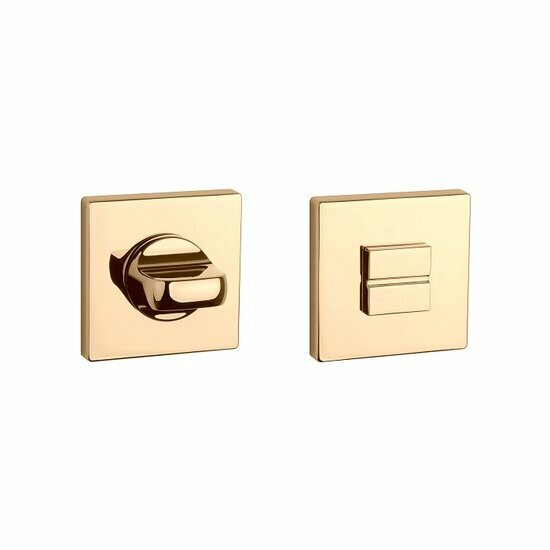 Aprile Premium WC garnituur 52x52x7mm goud gepolijst PVD