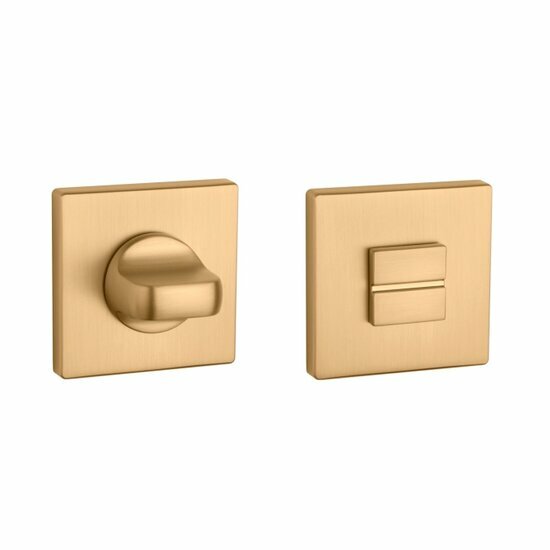 Aprile Premium WC garnituur 52x52x7mm mat goud