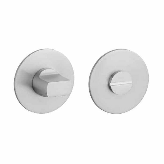 RVS WC garnituur OVAL 1712 ultra dun 3mm