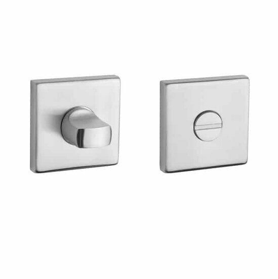 Sterk WC garnituur 1712 KVADRAT 9 mm RVS