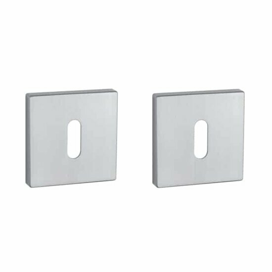 Aprile Comfort sleutelrozetten 53x53x7mm mat Chroom