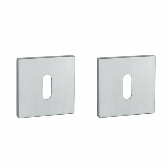 Aprile Prestige sleutelrozetten 52x52x5mm mat Chroom