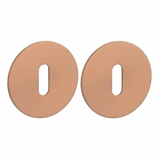 STERK sleutelplaatjes OVAL 1710 ultra dun 3mm &ndash; koper PVD