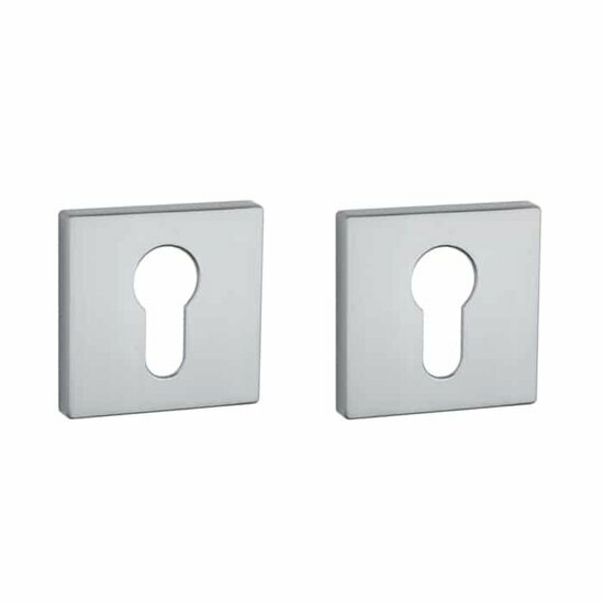 Aprile Comfort cilinderrozetten 53x53x7mm mat Chroom