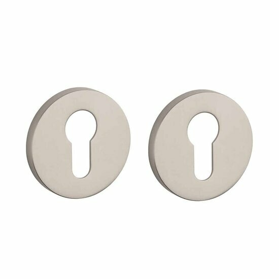 Aprile Comfort cilinderrozetten &Oslash;53x7mm mat nikkel