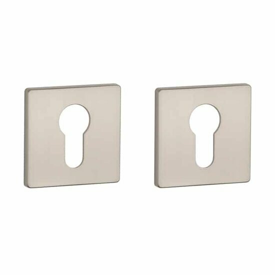 Aprile Prestige cilinderrozetten 52x52x5mm mat nikkel