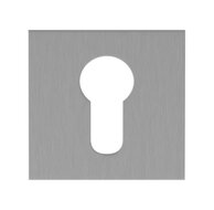 CILINDERROZET SQUARED FLAT RVS