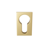 CILINDERROZET TULSA MINIMAL MAT MESSING