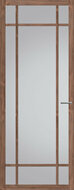 NDB 907 donker eiken blank glas