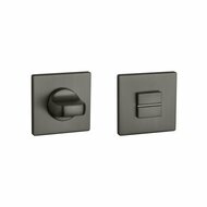 Aprile Prestige WC garnituur 52x52x5mm mat antraciet PVD